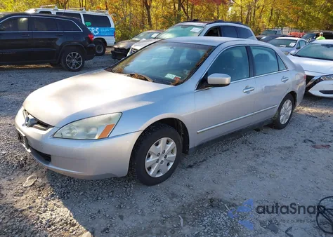 2003 Honda Accord 2.4 Lx from USA, damaged, VIN 1HGCM553X3A132569